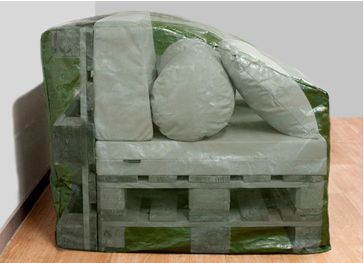 Schutzhülle für einzelnes Paletten-Sofa